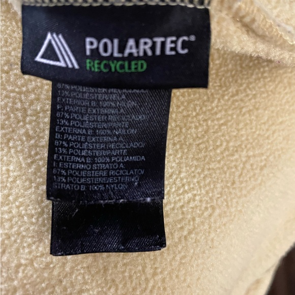 North Face yellow and gray fleece - Picture 7 of 8